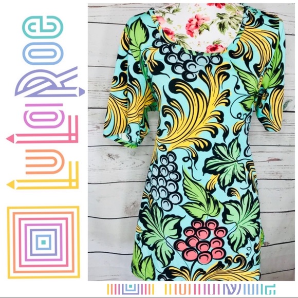 LuLaRoe Tops - LuLaRoe mint background with grapes 🍇 3XL